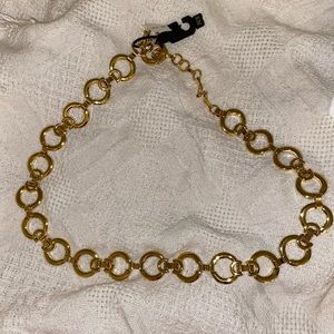 Circle metal chain belt